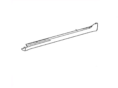 18- CAMRY - კარის ქვედა მოლდინგი (მარჯვენა) LE/XLE